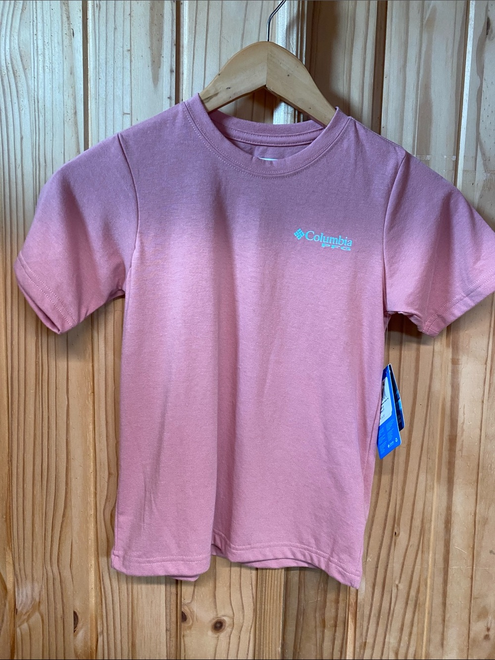 Columbia Kids Short Sleeve Graphic Tee in Sandalwood Pink